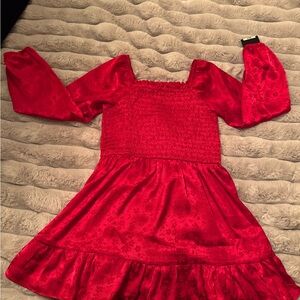 Art Class Vibrant Red Fabric